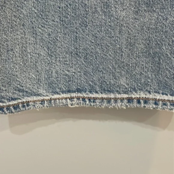 American Eagle ‘90s Bootcut Distressed Jeans 10 Regular Light Wash Denim Vintage - Picture 14 of 16